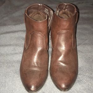 Brown booties